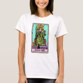 T-shirt Carte Tarot de la Reine des Wands (Devant)