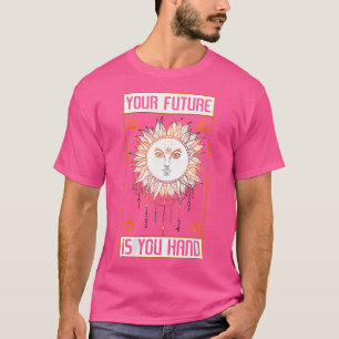 T-shirt Carte Tarot Femme - Occulte Fortune Mystic Moon As