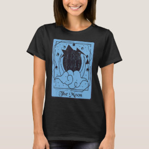 T-shirt Carte Tarot La Lune Cartes Mystiques Lune Occulte