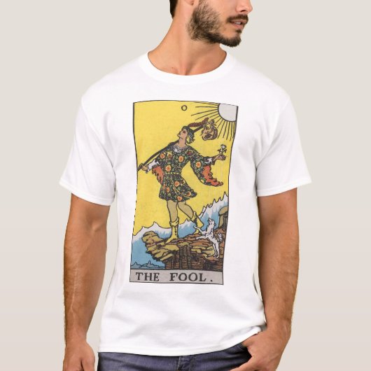 T-shirt Carte Tarot - Le Folie (Devant)