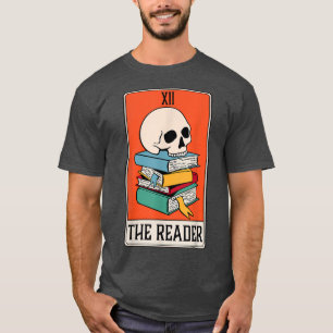 T-shirt Carte Tarot Le Lecteur Lecture Occulte Livres Louv