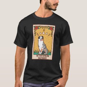 T-shirt Carte Tarot Magie Occulte Occultisme Chien Austra