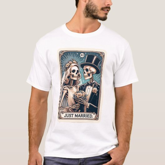 T-shirt Carte Tarot Mariée (Devant)