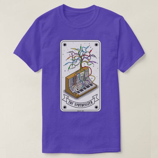 T-shirt Carte Tarot Modulaire Synthétiseur 1 (Design devant)