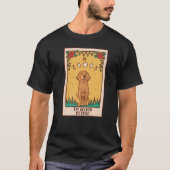 T-shirt Carte Tarot Occult Magie Occultisme Chien Golden R (Devant)
