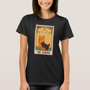T-shirt Carte Tarot Occult Magie Occultisme Chien Yorkie