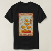 T-shirt Carte Tarot Poulet Nugget Fast Food Lover Taro (Design devant)