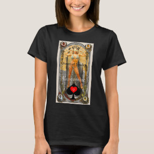 T-shirt Carte Tarot Reine des pique Thunder_Cove