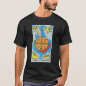 T-shirt Carte Tarot Roue Croyances occultes Divination Mag (Devant)