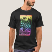 T-shirt Carte Tarot RWS Empress (Arc En Ciel) (Devant)