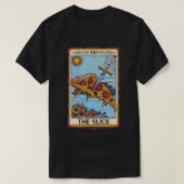 T-shirt Carte Tarot Slice Funny Pizza Slice Pizza Lover (Design devant)