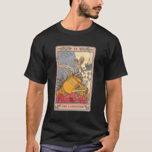 T-shirt Carte Tarot Slouchy Skeleton Gardener