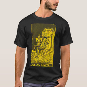 T-shirt CARTE TAROT vintage QUEEN DE CUPS