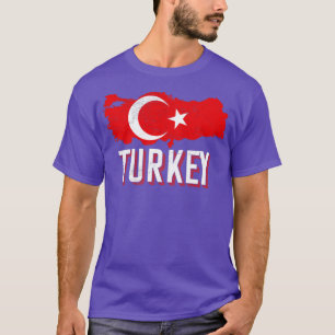 T-shirt Carte Turquie Drapeau turc