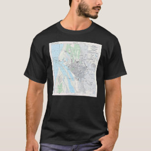 T-shirt Carte vintage Sakata Japon 1945