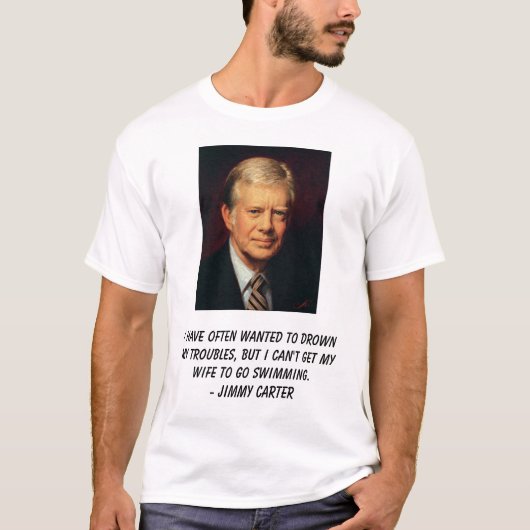 T-shirt Carter, j'ai ai souvent voulu noyer mon problème… (Devant)