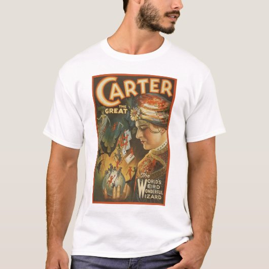 T-shirt Carter le grand - de magicien étrange du monde (Devant)
