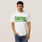 T-shirt Carter Mondale 1976 Politique rétro (Devant entier)