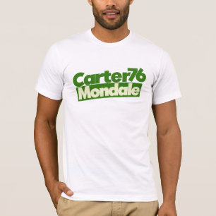 T-shirt Carter Mondale Politique Vintage