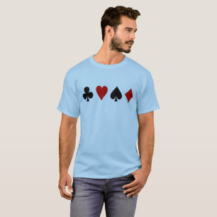 T-shirt Cartes de jeu Cartes de jeu Diamond Club Heart Spa