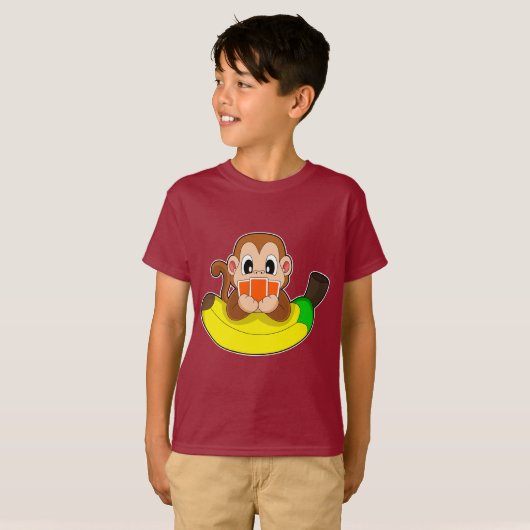 T-shirt Cartes Monkey Poker (Devant entier)