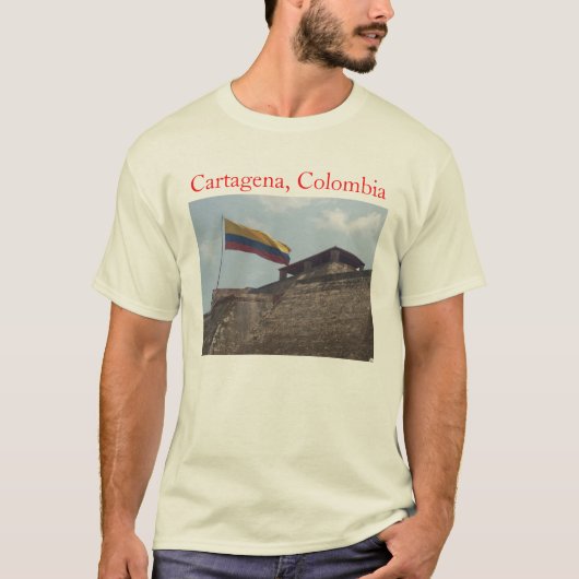 T-shirt Carthagène, Colombie (Devant)