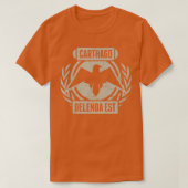 T-shirt Carthago Delenda Est Ancien Rome Carthage (Design devant)