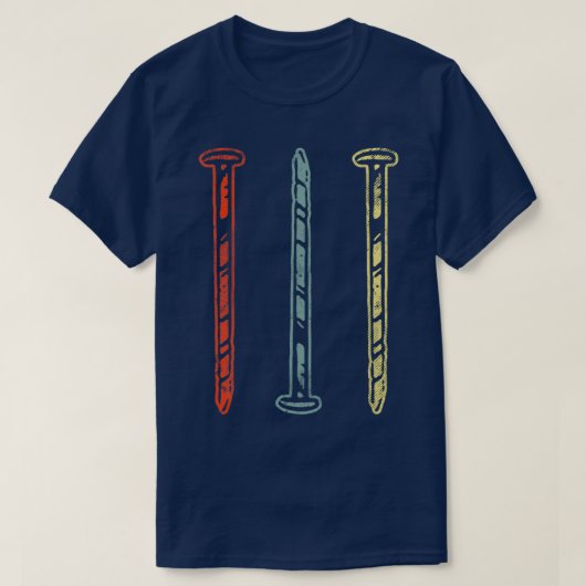 T-shirt Cartier rétro à trois clous (Design devant)