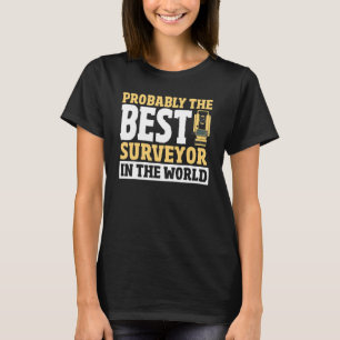 T-shirt Cartographe Land Recorder Land Surveering Land S