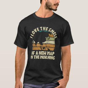 T-shirt Cartographie Cartographie Cartographie de voyageur