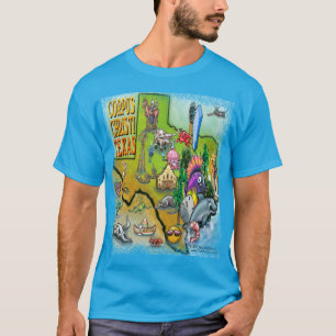 T-shirt Cartographie de Corpus Christi Tx