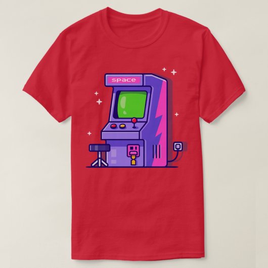 T-shirt Cartographie de la machine Arcade (Design devant)