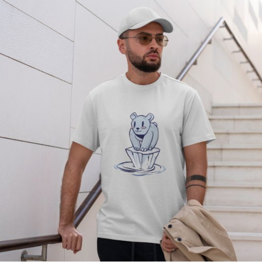 T-shirt Cartographie de l'ours polaire