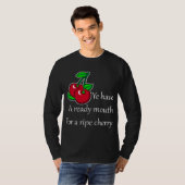 T-shirt Cartographie Green Red Cherries Fruit Vector Art (Devant entier)