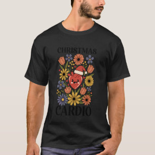 T-shirt Cartologue de Noël Cardiologue Cœur Cardiaque Infi
