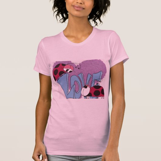 T-shirt Carton adorable Ladybug Love (Devant)