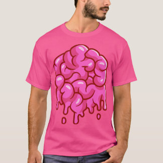 T-shirt Carton de la fonte du cerveau