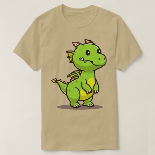 T-shirt Carton Dragon mignon2 (Design devant)