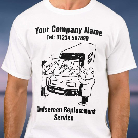 T-shirt Carton du service de remplacement d'écran