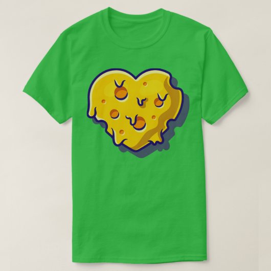 T-shirt Carton fondu au fromage (Design devant)
