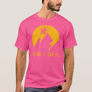 T-shirt Carton Jumpsuit Skydiving Je peux voler Citer