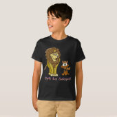 T-shirt Carton Lion & Kitty (Devant entier)