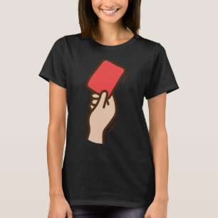 T-shirt Carton rouge drôle de football