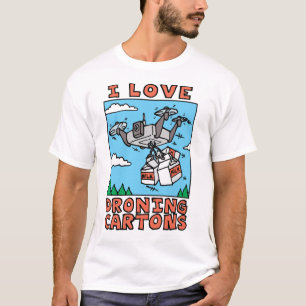 T-shirt Cartons Bourdonnants