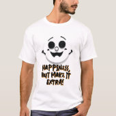 T-shirt Cartoon à visage joyeux (Devant)