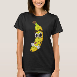 T-shirt Cartoon Banana Fruit Amateur Alimentation saine Vé