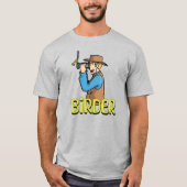 T-shirt Cartoon Birder (Devant)