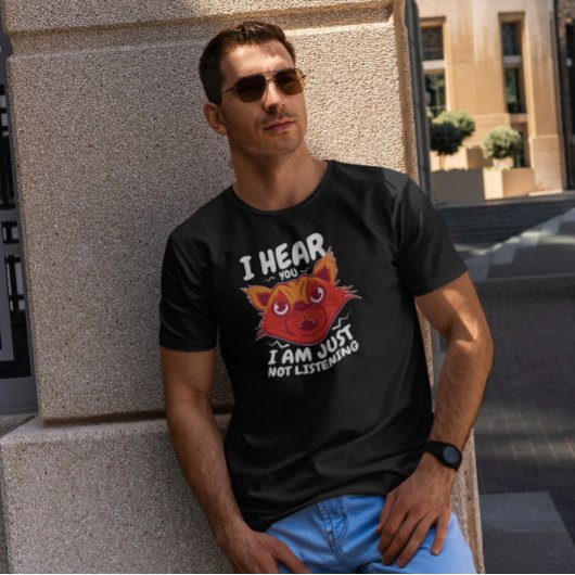 T-shirt Cartoon Chat animal drôle