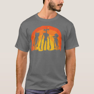 T-shirt Cartoon Chien Cartoon Chat Age et Siren Head Costu