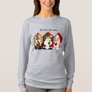 T-shirt Cartoon Christmas Père Noël personnalisable